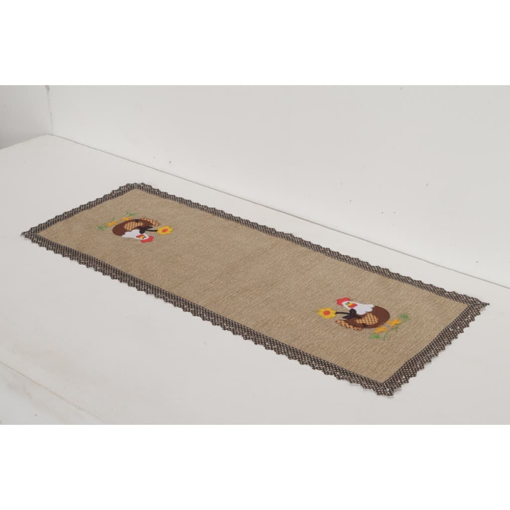 Caminho para mesa Bordado patchwork para decoração de cozinha