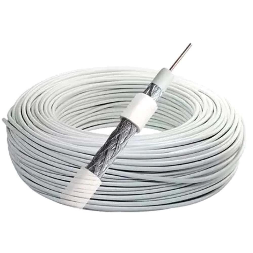 Cabo Coaxial Sem Mensageiro 60% Cabletech 100 Metros Bobina