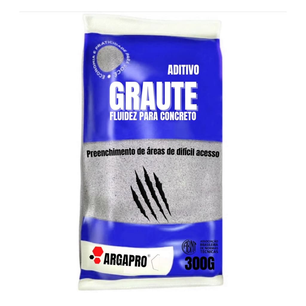 Graute /graut aditivo de fluidez para concreto 300g