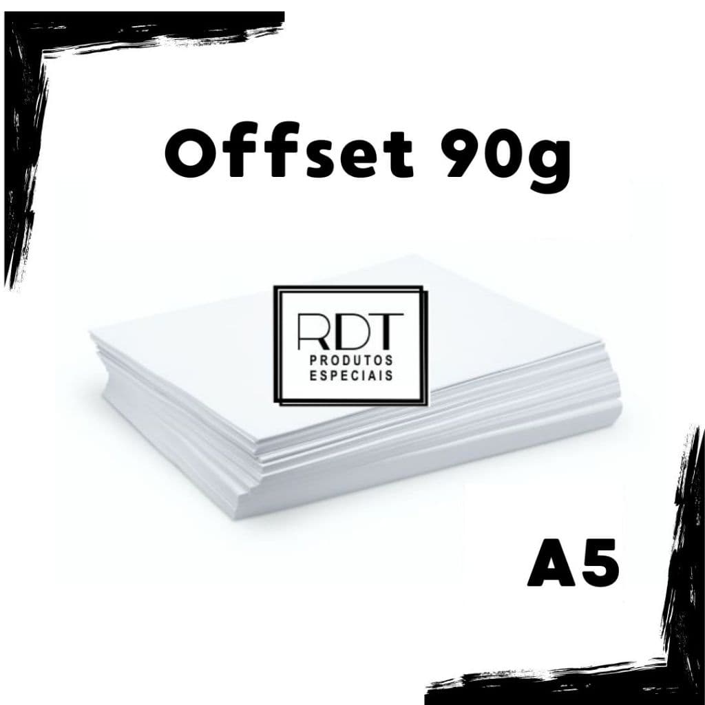 Papel Offset sulfite 90G A5 500 folhas