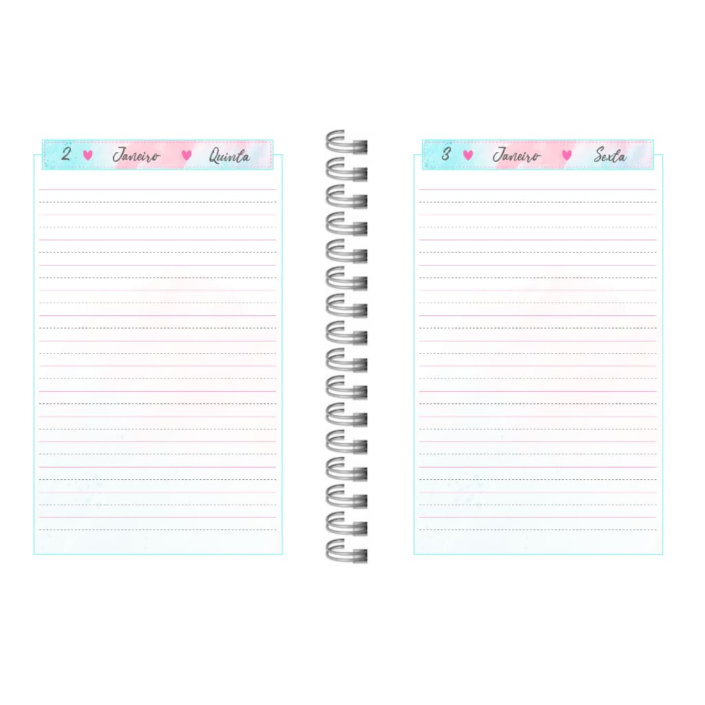 Miolo de Agenda 2027 (40 opcoes de Layout)
