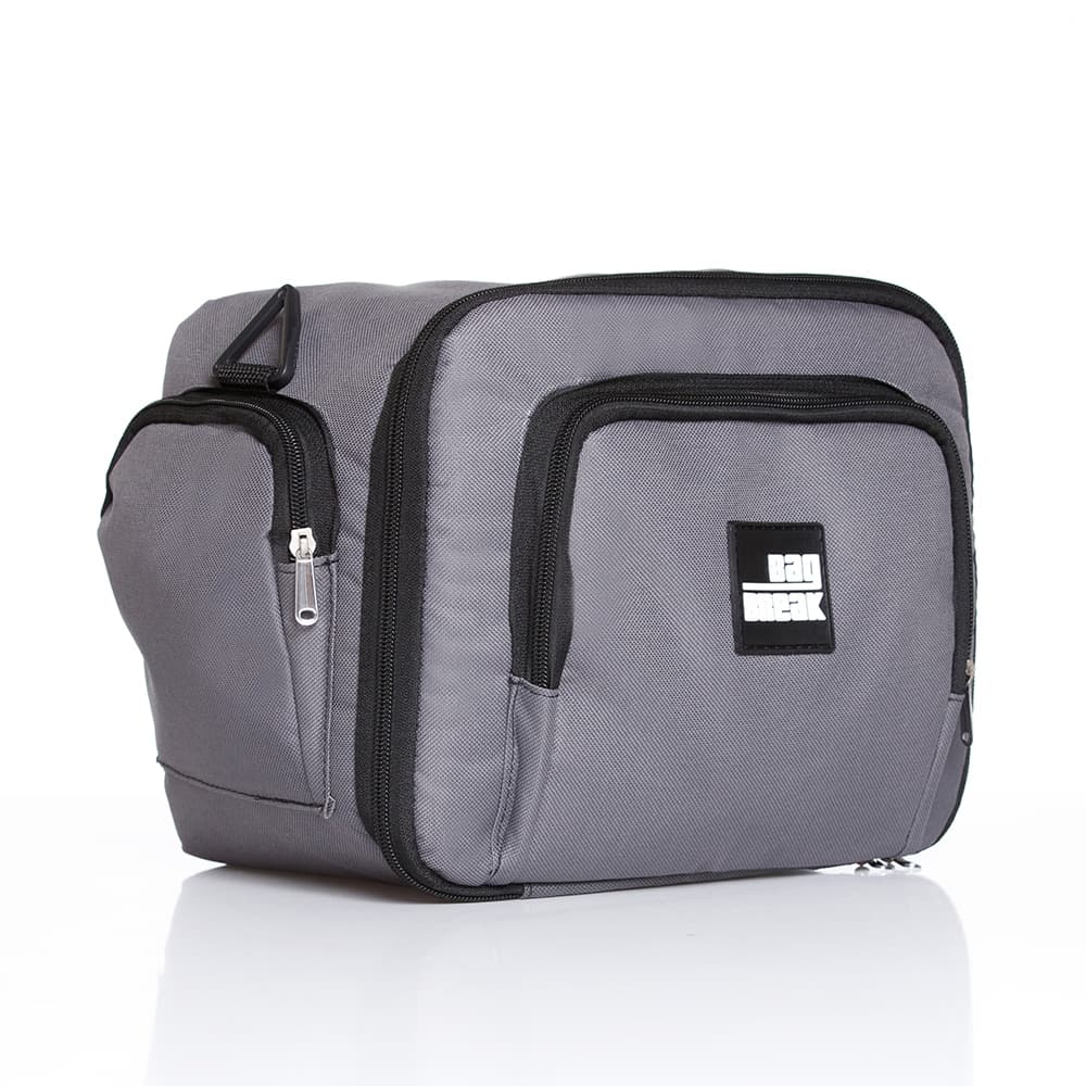 Bolsa Térmica Para Refeição Grafite 3 bolso