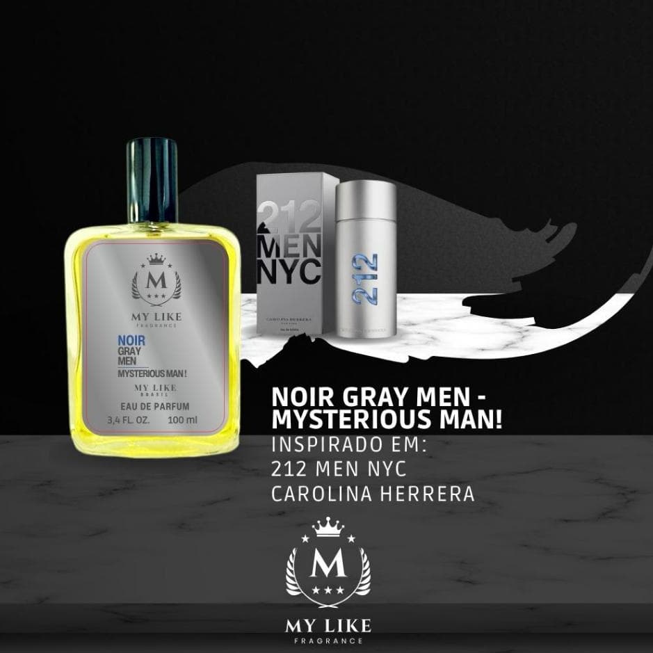 Perfume Similar 100ml Noir Gray Men - My Like