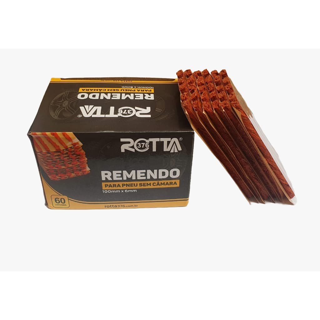 Refil Conserto Macarrao Carro De Pneu Sem Camara Caixa 60 Pc