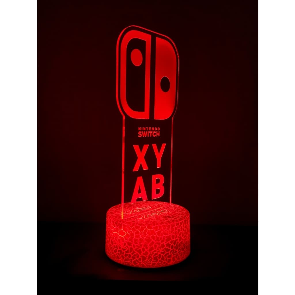 Luminária Gamer Decorativa de Mesa LED Nintendo Xbox Playstation