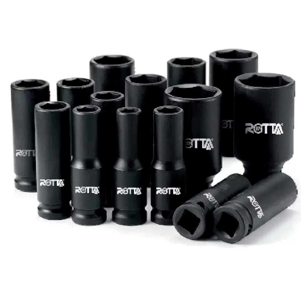Soquete de Impacto 1/2 Longo 78mm Rotta 376 8mm  ao 33mm Anuncio Referente a Unidade