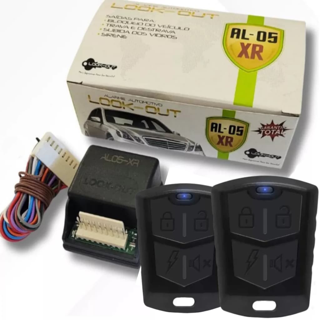 Alarme Veicular Automotivo Simples barato Look out AL 05XR