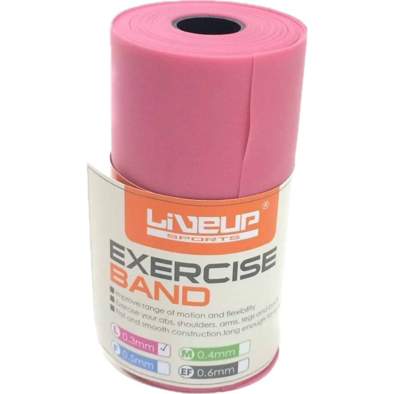 ROLO DE FAIXA ELÁSTICA 1 - LEVE - 12000X150X0.3MM - LIVEUP SPORTS