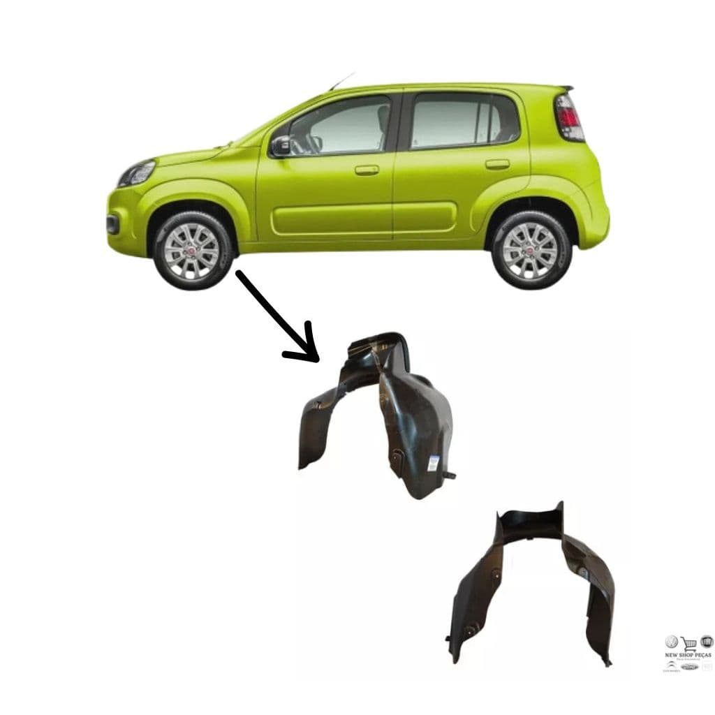 Par de para barro Dianteiro Novo uno 2011 a 2021 original Fiat