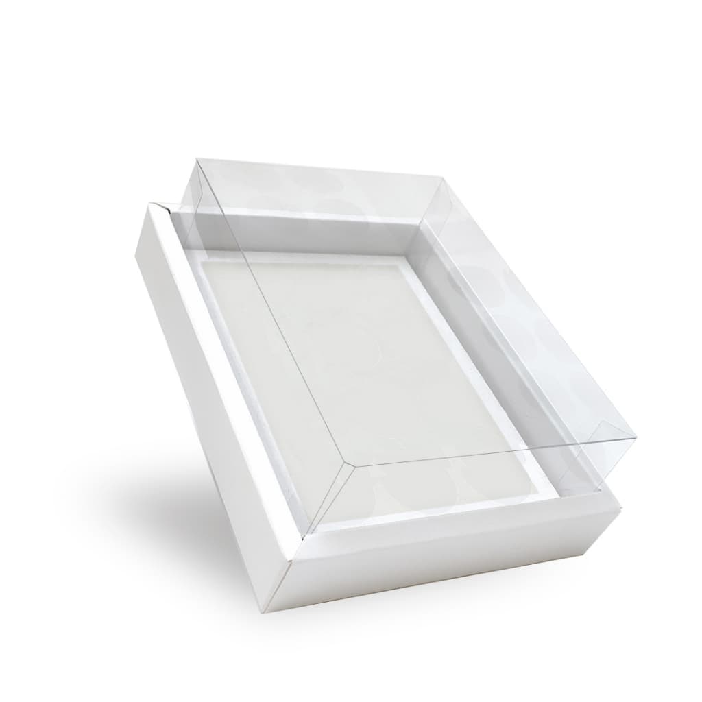 10 Caixas Presente Premium Branca  14x18cm (Base) x06cm (Altura) - Kit Festa - Artesanato