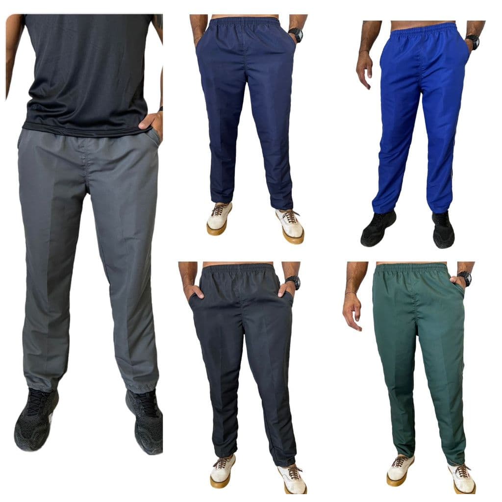 Calça Masculina em Tactel - 3 Bolsos - Costura Tripla envio 12 a 24 h