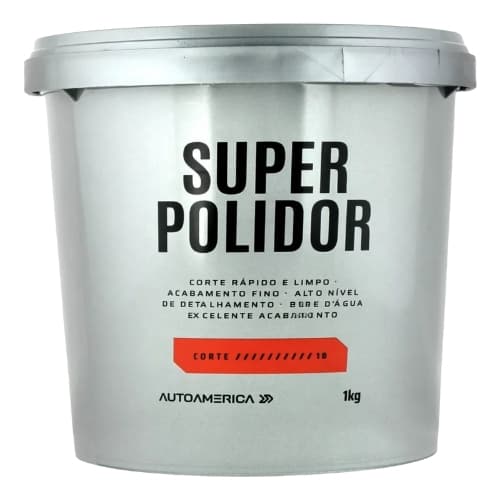 Super Polidor Autoamerica Massa De Polir 1kg