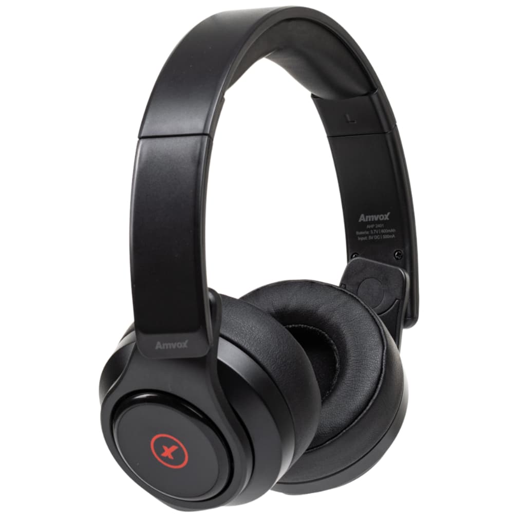 Fone de Ouvido Bluetooth Headphone Premium Amvox AHP 2401 Bateria com Duração de 18 Horas