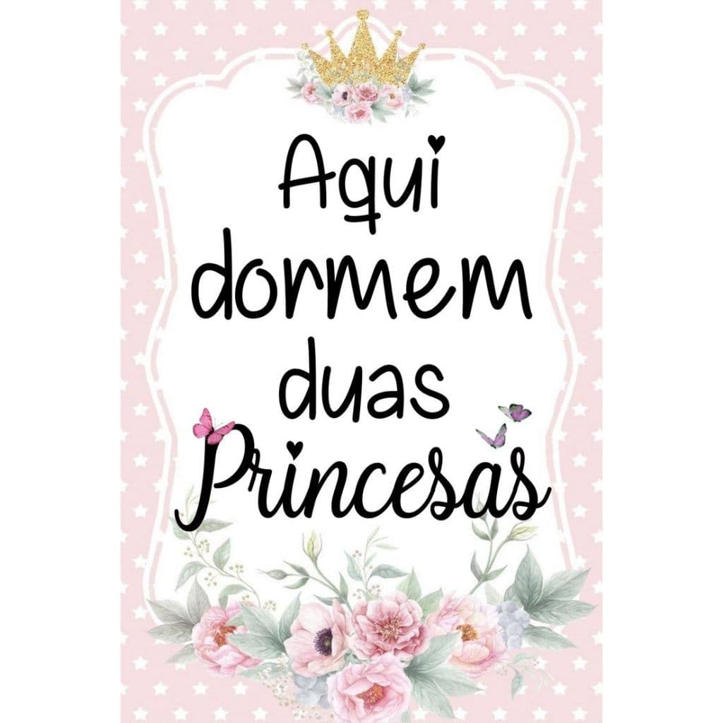 Quadro Decorativo em mdf - princesas - medida 20x29cm - Quarto - Decoração