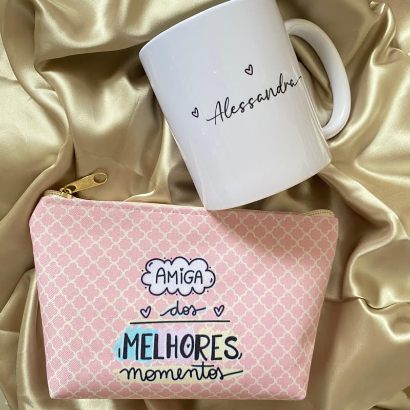 Caneca Personalizada para amiga com nome, Melhores amigas, Bff, presente, aniversário