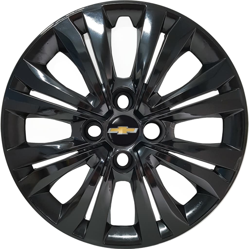Calota Aro 15 unidade Preta Onix Prisma Cobalt G246pbu