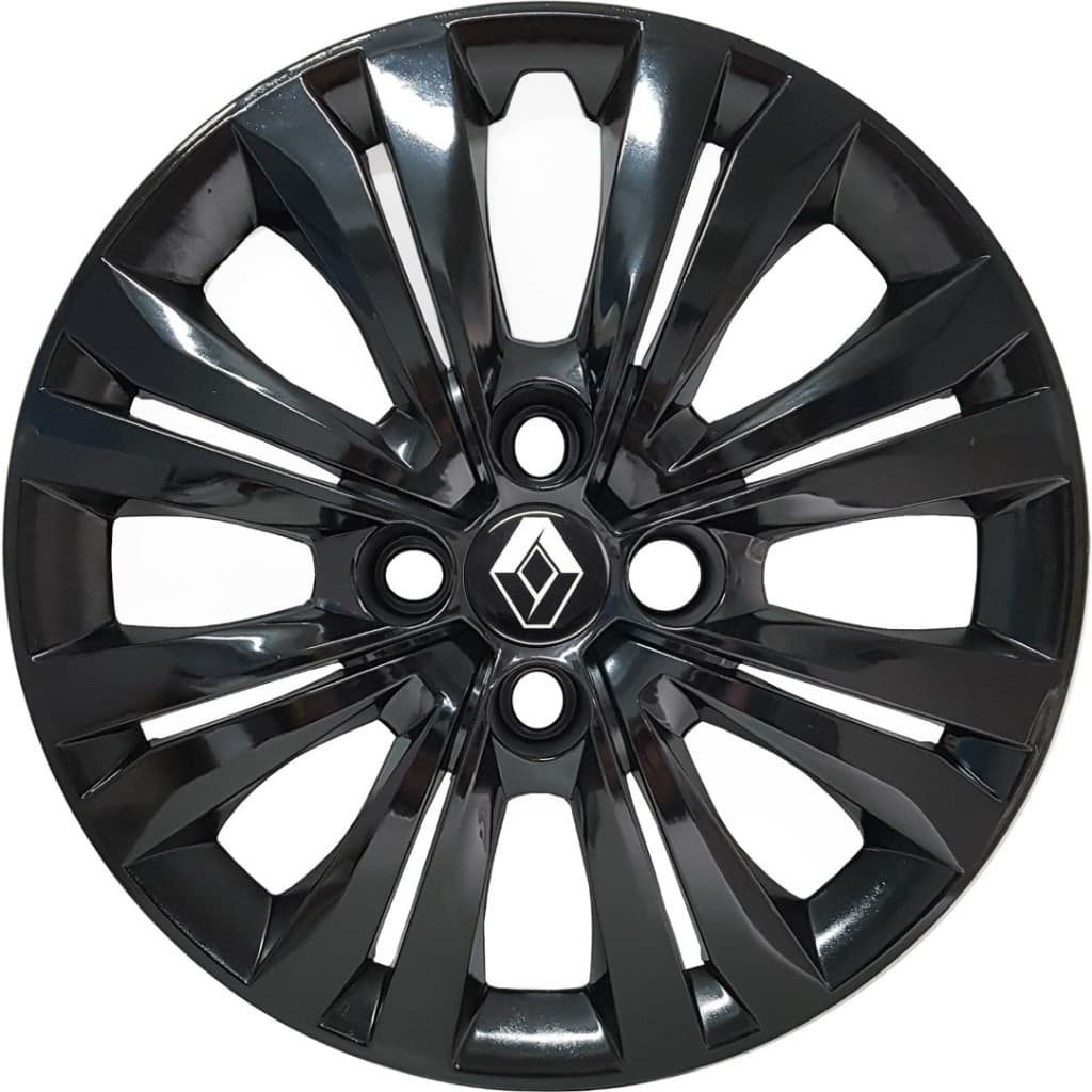 Calota unidade Aro 15 Black Piano Sandero Logan Clio  G246pbu