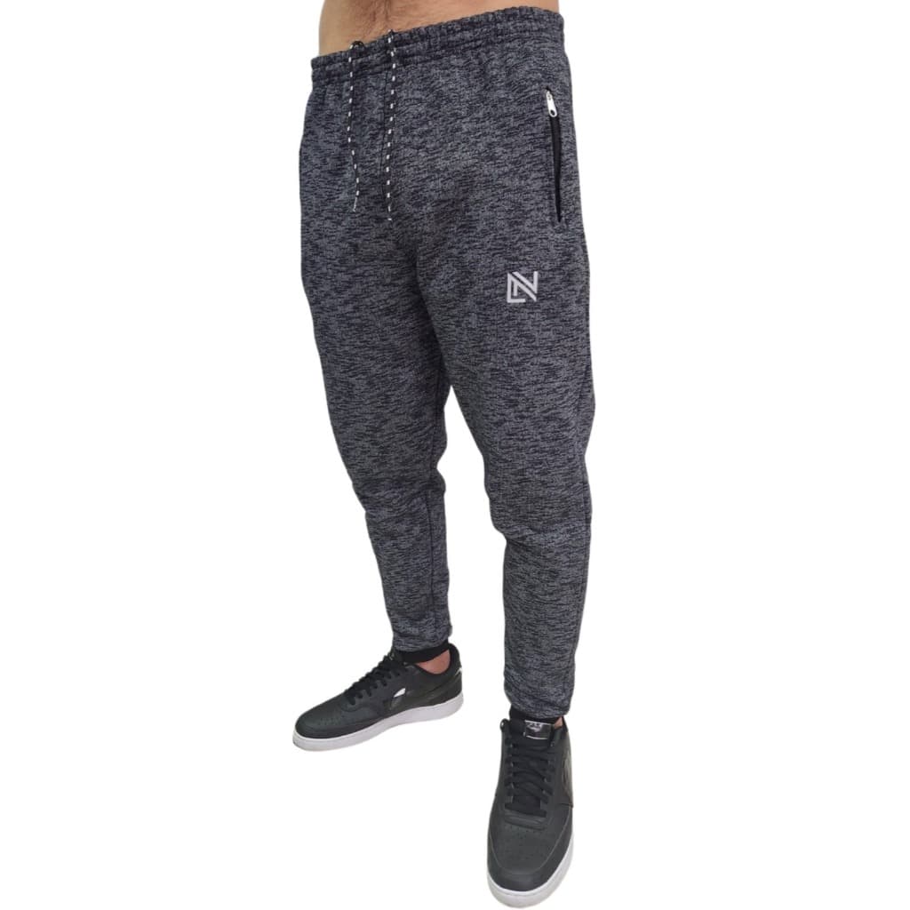 Calça Moletom masculina Grossa Flanelada C/Bolso Rajada