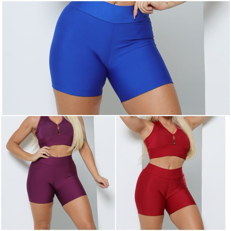 KIT 3 SHORTS SUPLEX ZERO TRANSPARÊNCIA
