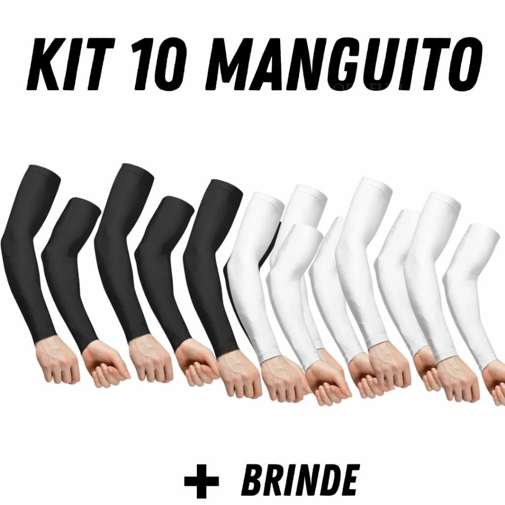 Kit 10 manguito - manguito protecao solar /manguito uv/ mangote para braço