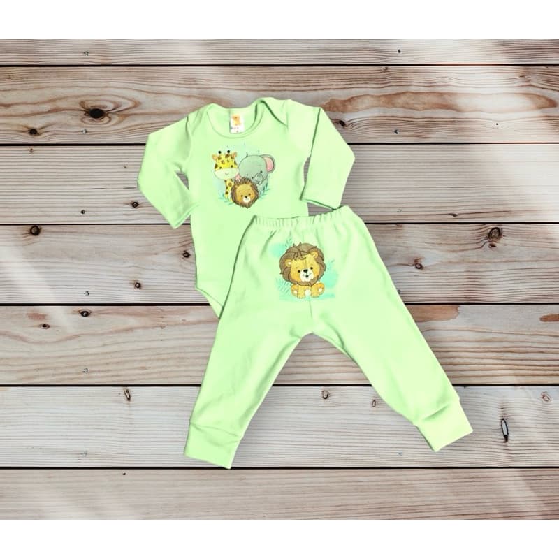 conjunto body bebe bordado