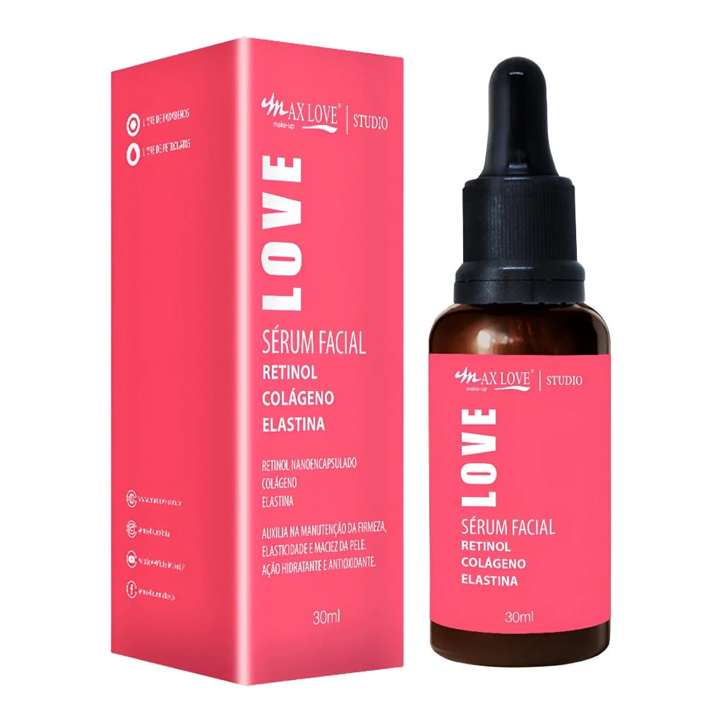 Sérum Facial Retinol Colágeno Elastina Max Love