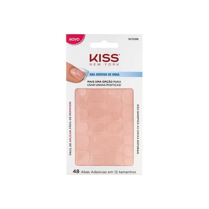 48 Abas Adesivas para Unhas Postiças - Kiss New York