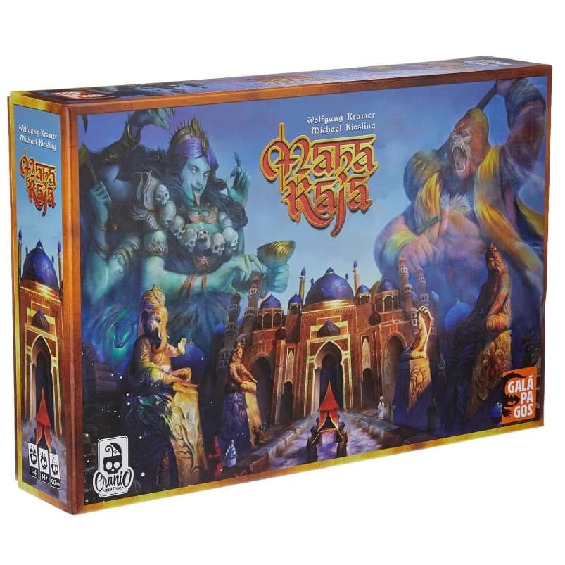 Jogo de Tabuleiro Maharaja em Português | Estratégia Euro | 1-4 Jogadores | Gestão e Construção