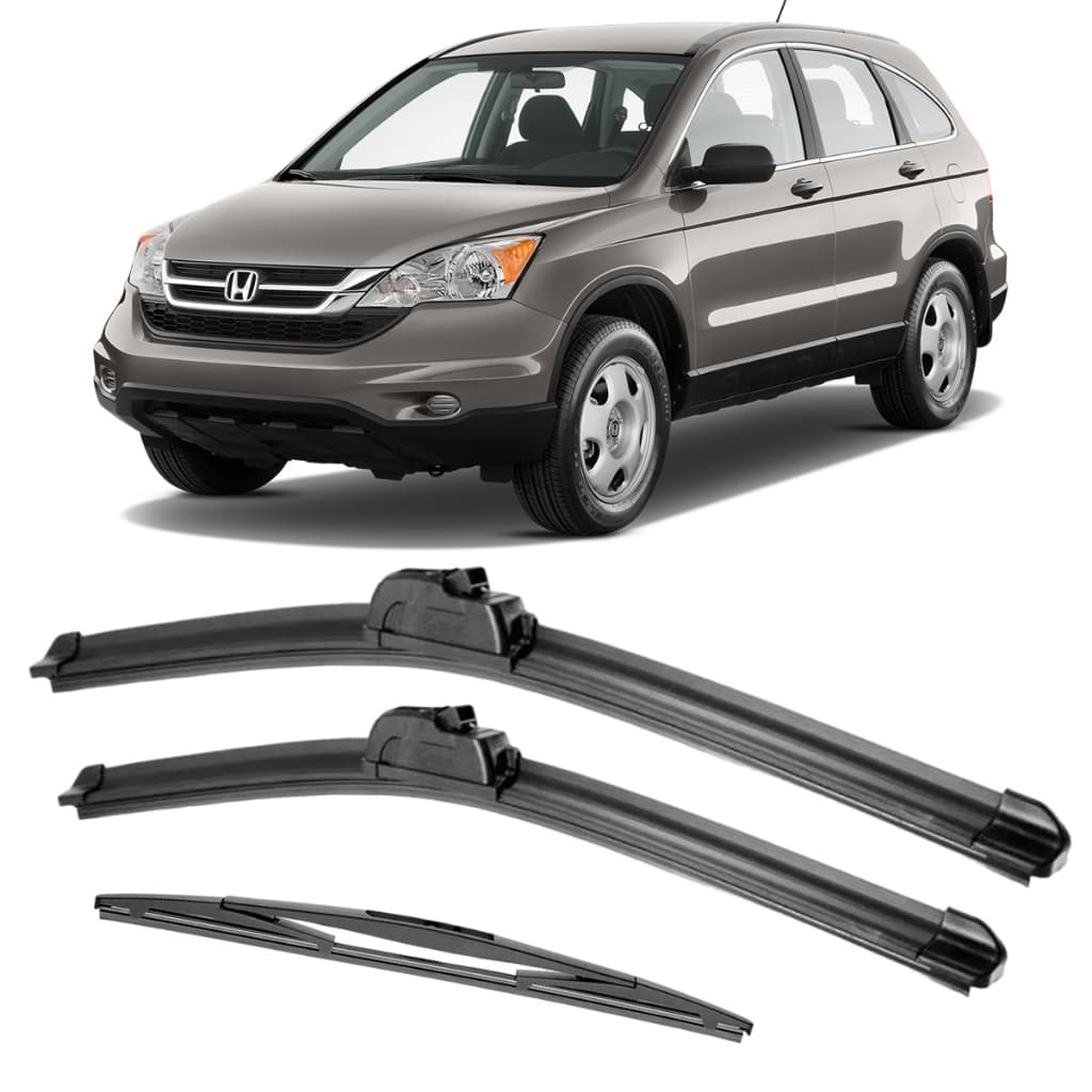Kit 3x Palhetas Dianteiras + Traseira Honda Crv 2007 2008 2009 2010 2011 2012