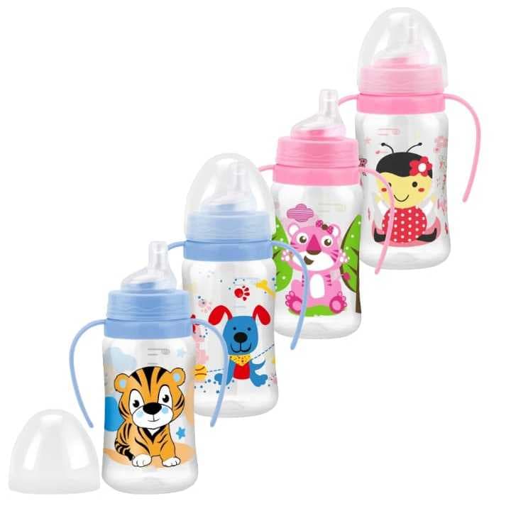 Copo do Bebê Antivazamento com Alça e Tampa 270ml