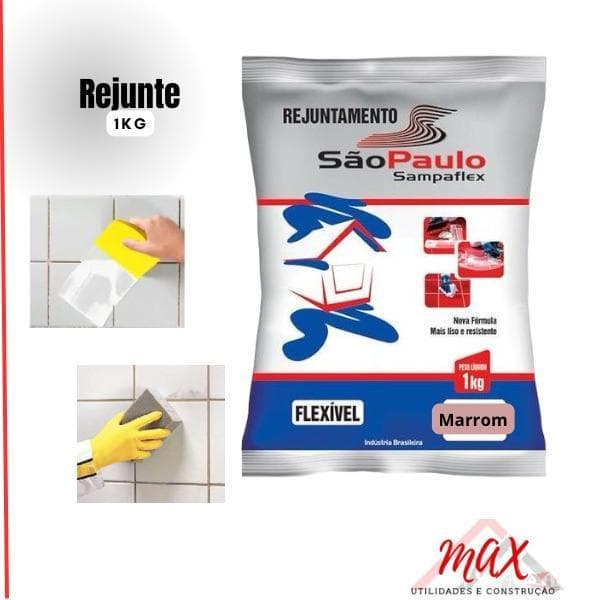Rejunte Flexivel Marrom 1kg