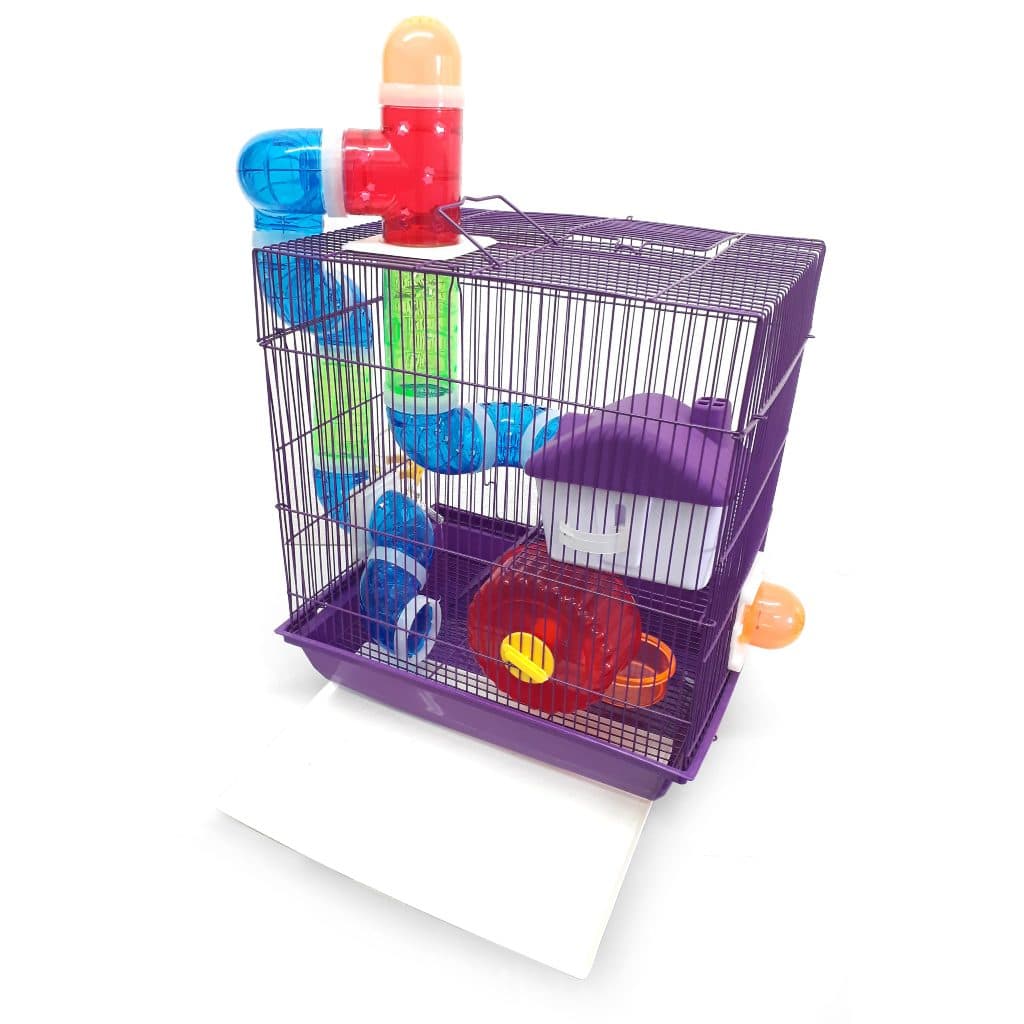 GAIOLA HAMSTER MOD G 2 ANDARES LABIRINTO AMERICAN PETS