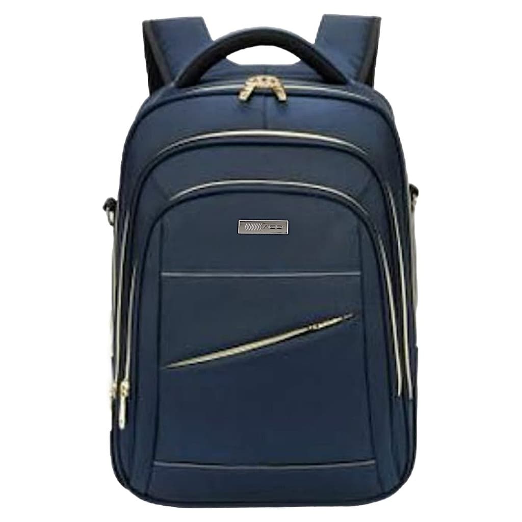 Mochila Masculina Feminina 4 Divisórias 25 Litros Ziper Dourado Impermeável Alça Transversal Incluida Trabalho Escolar Casual