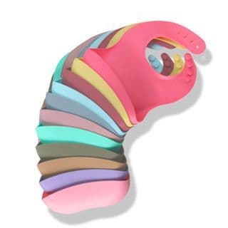 BABADORES Ajustável À Prova D'água/Babetes De Silicone Comestível Flexíveis