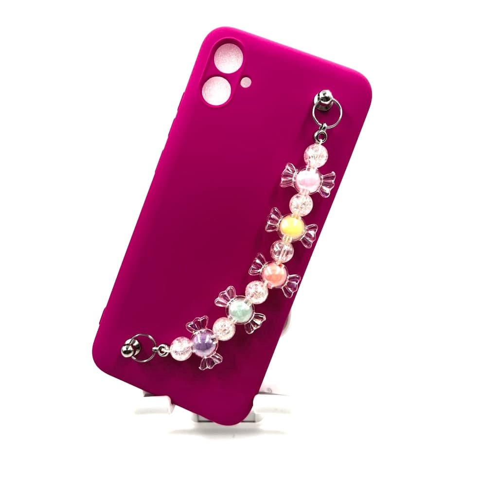 Capa Capinha Aveludada para samsung  Galaxy Galaxy A04E A04CORE A04 A04S A03 A03S A03CORE com pulseira ( doce)