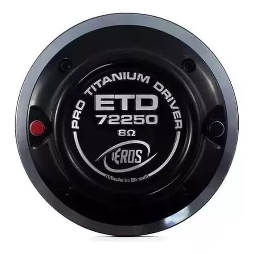 Corneta Driver Eros 125w Rms 8 Ohms Titanio 250w Etd 72250