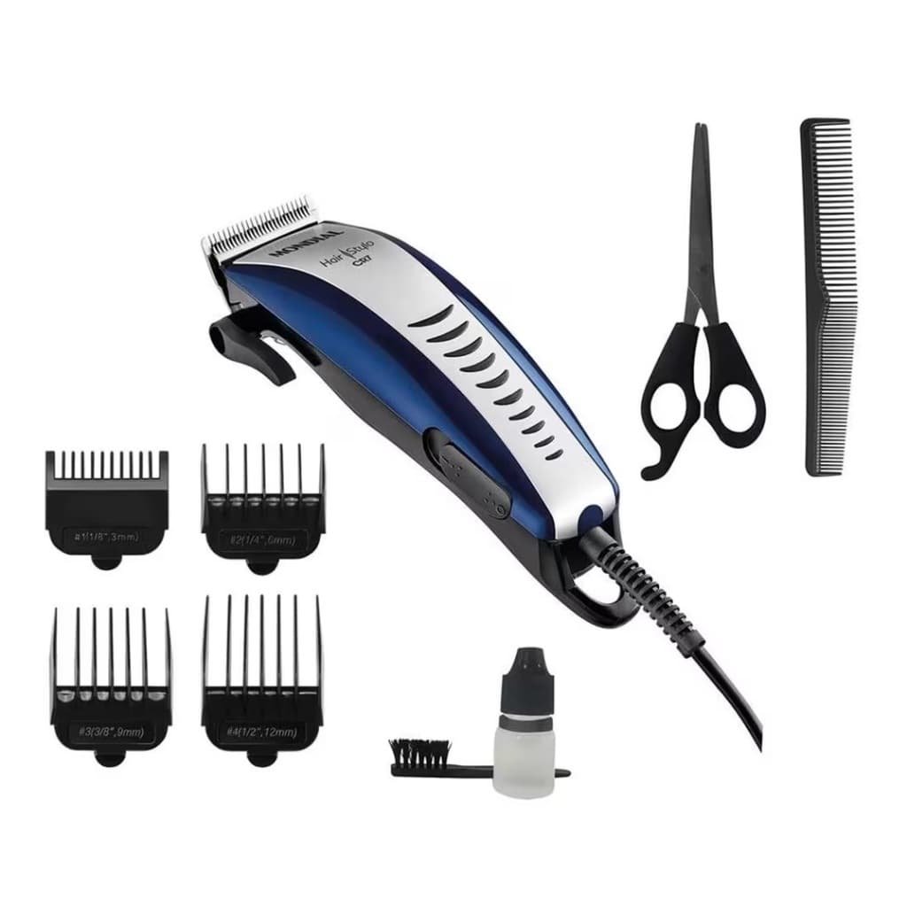 Máquina De Cortar Cabelo Mondial Hair Stylo Cr-07