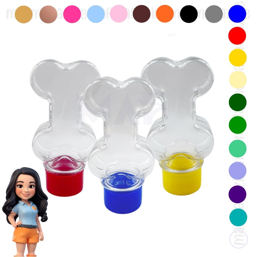 Baleiro Tubete Osso Festa Kit Lembrancinha Patrulha Canina Luxo Ossinho Festa Cachorro Infantil
