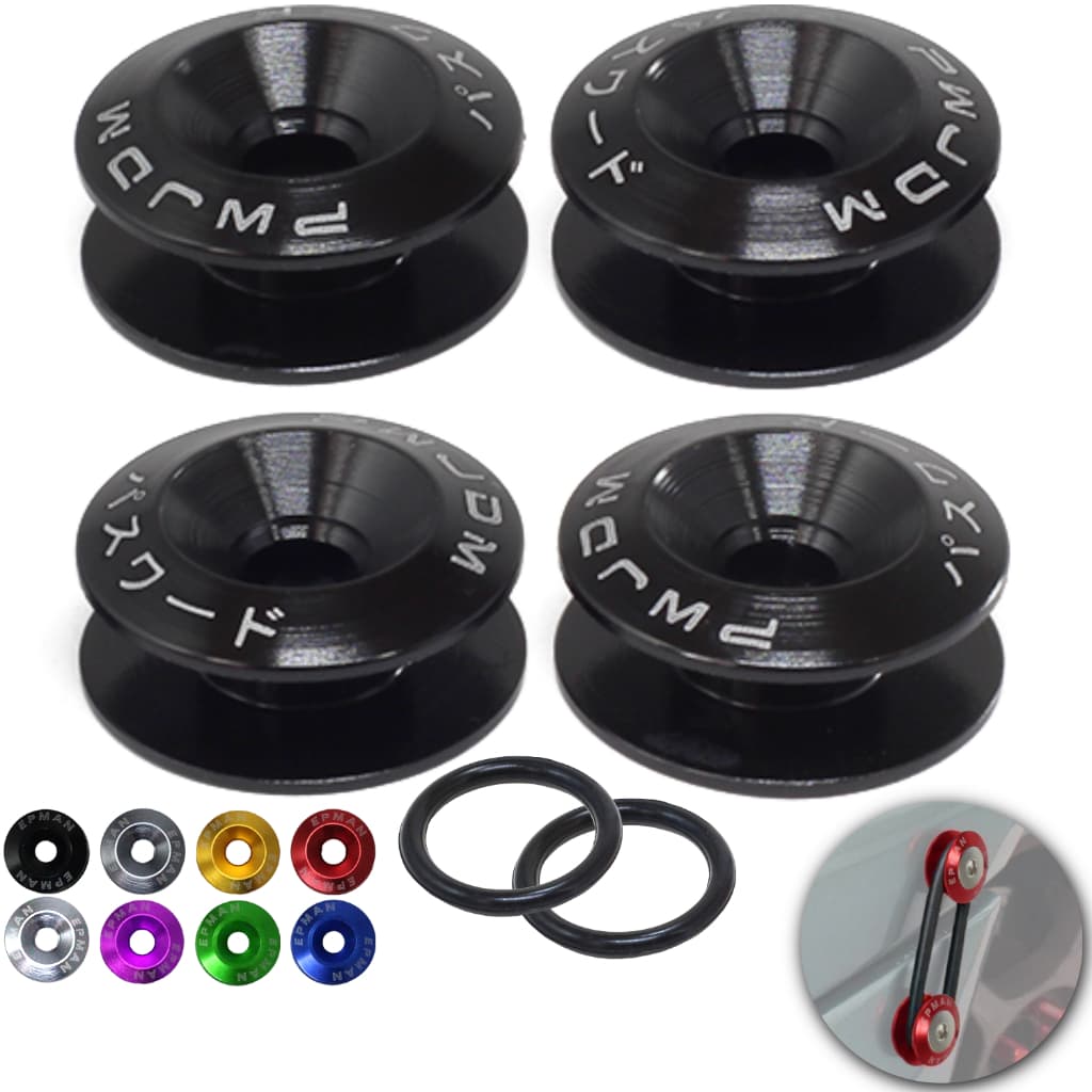 Travas De Para-choque Kit Anilha Quick Release Com Elástico