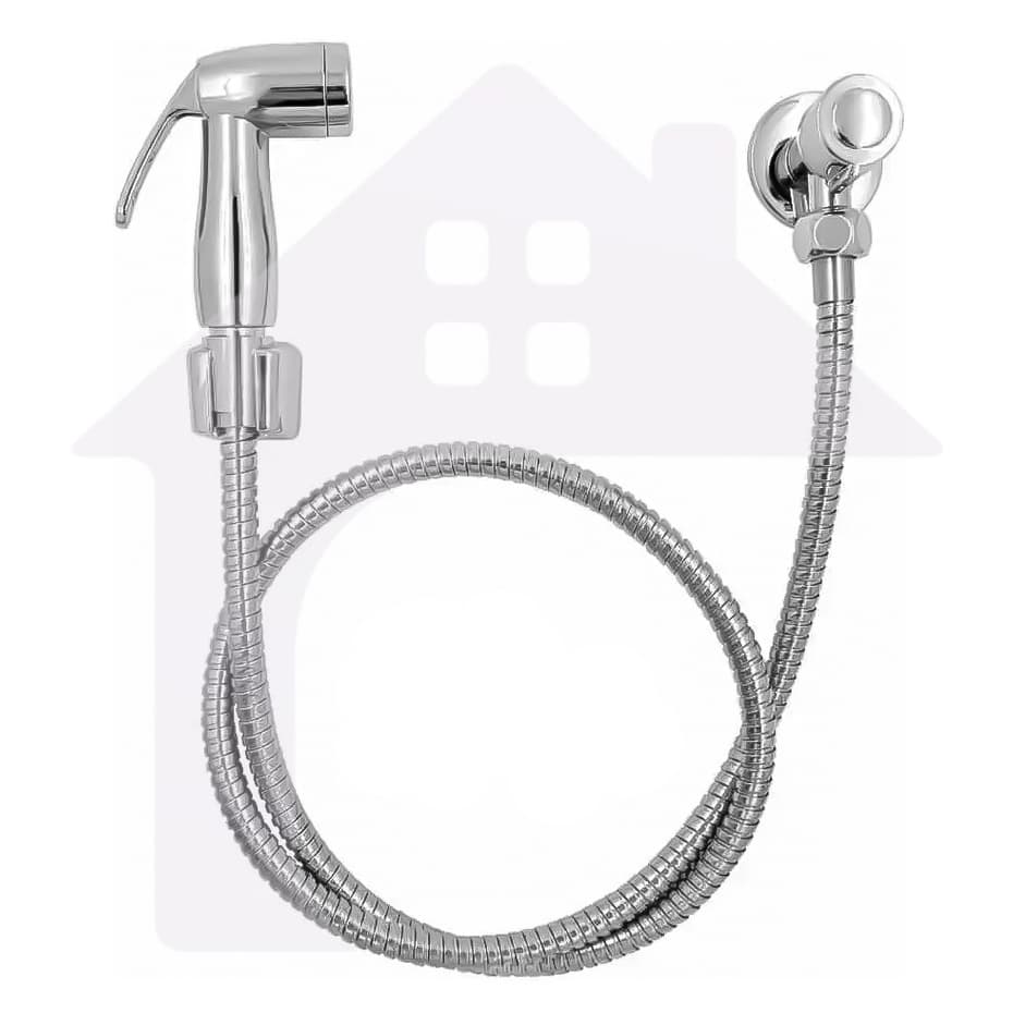 Ducha Higiência Cromada – M18 – gatilho abs e engate flexivel 120cm