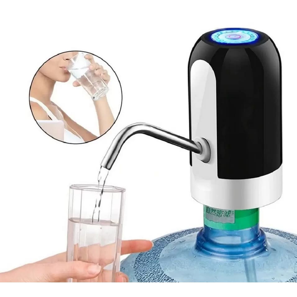 Bomba D'água Elétrica para Galão Garrafão 20L Universal Dispenser Automático Bebedouro Recarregável