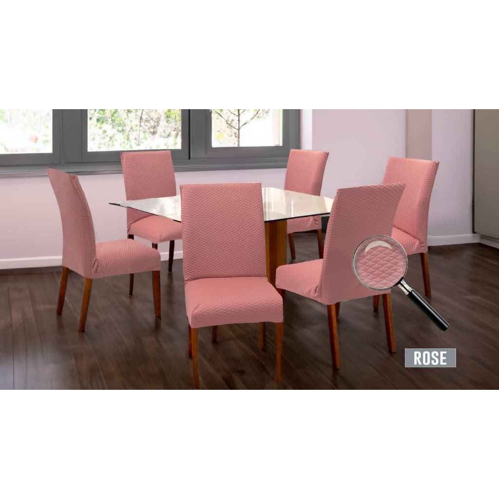 Kit 6 Capas de Cadeira Matelado Luxo