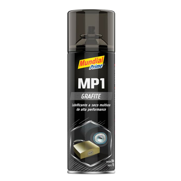 GRAFITE EM PO SPRAY 200ML MUNDIAL PRIME