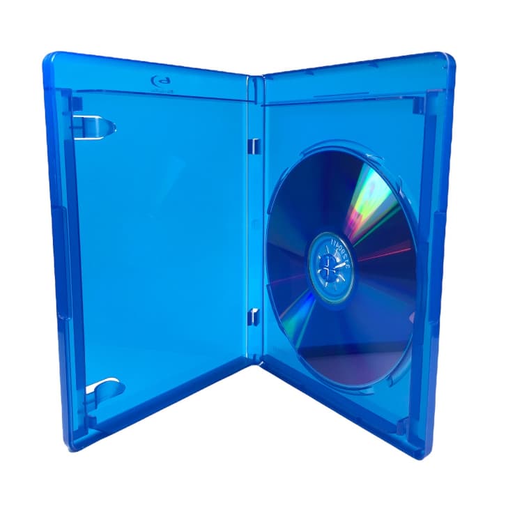 2 Unidades - Estojo / Box Blu-ray Azul Modelo Padrão c/Logo