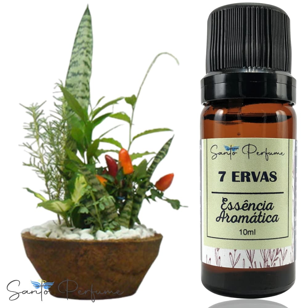 Essência Aromática de Sete Ervas 10ml da Santo Perfume