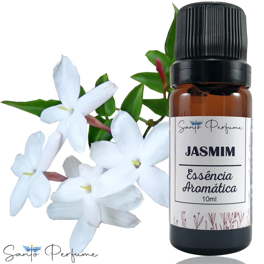 Essência Aromática de Jasmim 10ml da Santo Perfume