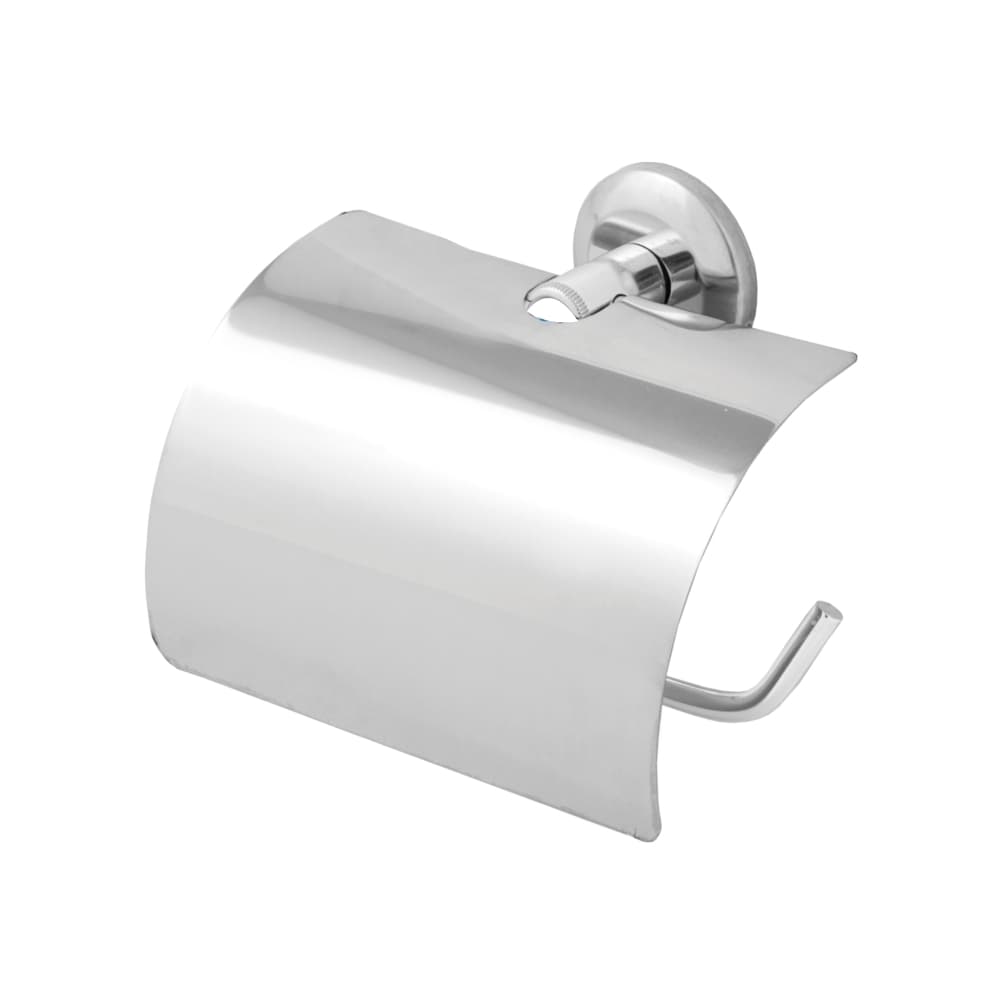 Papeleira Com Tampa Inox Porta Papel Higiênico