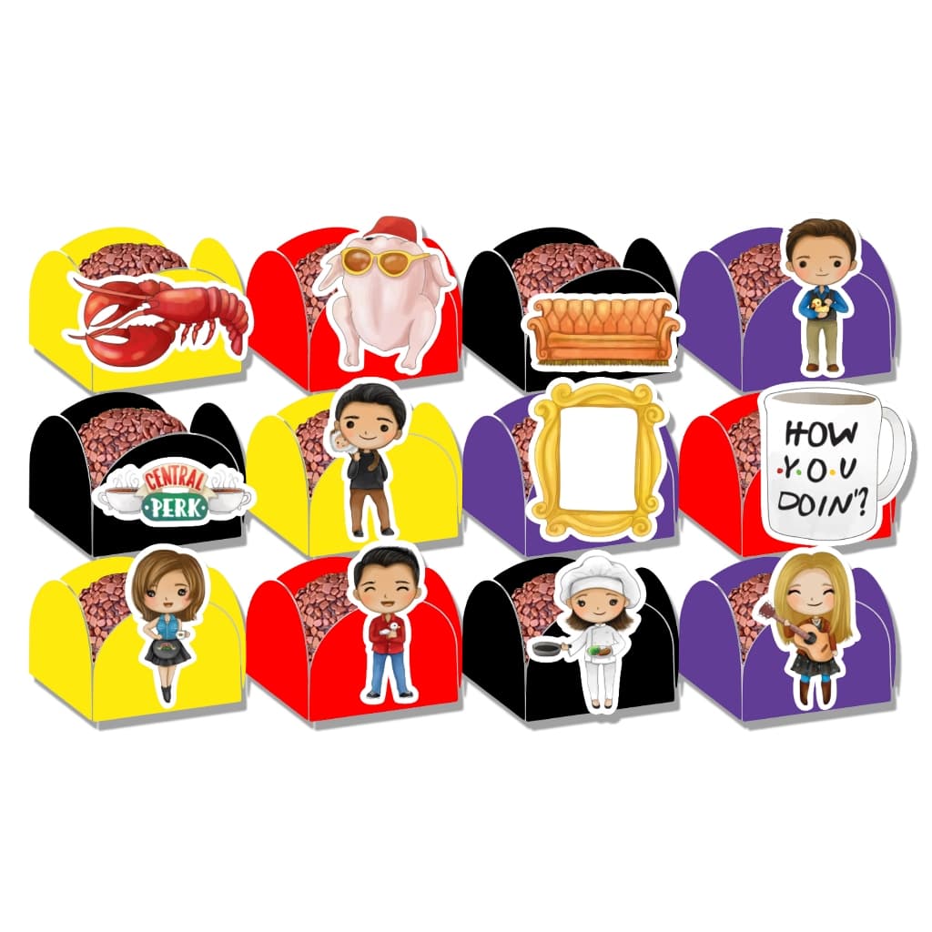 50 OU 100 FORMINHAS PARA DOCES FESTA FRIENDS