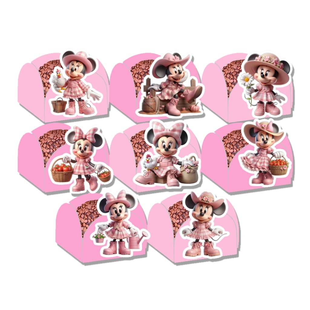 50 OU 100 FORMINHAS PARA DOCES FESTA MINNIE FAZENDEIRA