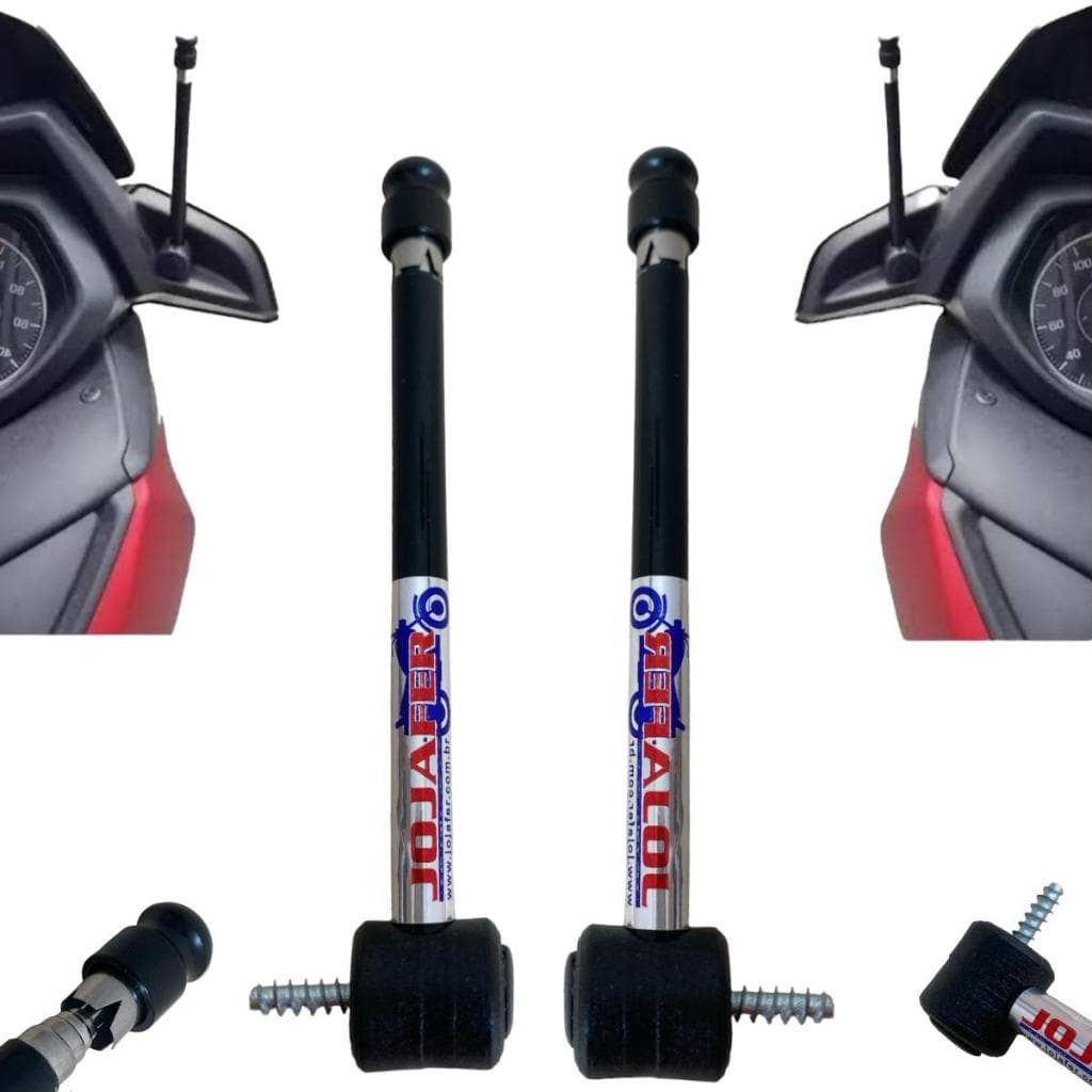 2x Antena Corta Pipa 6 Estagios Yamaha Xmax 250 Modelo Exclusivo